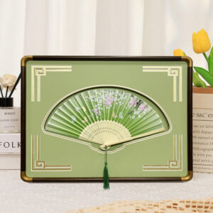 Custom Wooden Shadow Box Display Frame 3D Picture Frame for Folding Fan Certificate Document Calligraphy Wall Art Home Decor