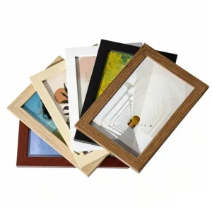 Customizable Modern MDF Wooden Multi Size 5 6 7 8 Inch A5 Photo Frame for Tabletop & Wall Decor