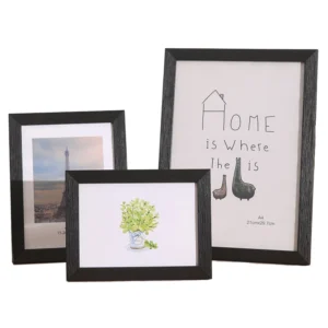 Customizable PS Wall Art Painting Frame Simple Black White A4 Photo Certificate Plastic Picture Frame EuropeaniModerniMiddle