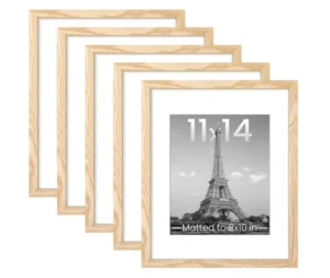 Customizable Wooden Photo Frame Decorative Wall Picture Frames for Simple Home Decoration Polished Wood Technique