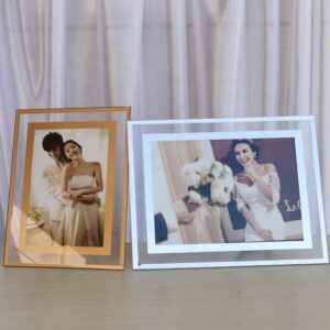 Customize Crystal Modern Glass A4 Picture Photo Frames