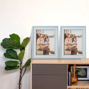 Customize MDF Modern Best Full Size Picture Photo Frames Tabletop Paper Wrapped