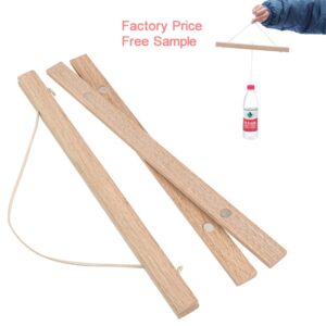 Customized 16″ Teak Magnetic Poster Hanger Frame Wooden Wall Poster Materials for Advertising and Decor