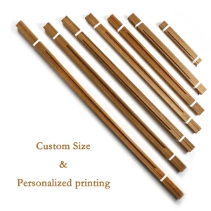 Customized 36″ Public Notice Banner Display Digital Printing Magnetic Frame Clips Teak Wood Poster Hanger