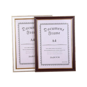 Customized 6 Inch 7 Inch 8 Inch 10 Inch A4 Home Decoration Photo Frame Certificate Plastic