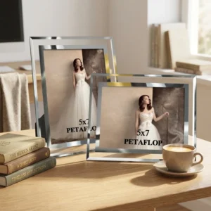 Customized 8×10 Crystal Glass Picture Frame Display A3 A4 A5 Glass Photo Frame for Tabletop Glass Photo Frame