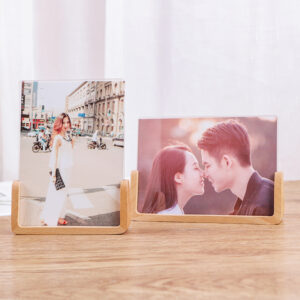 Customized Acrylic Floating Picture Frame UV Printed Memory Display for Desktop