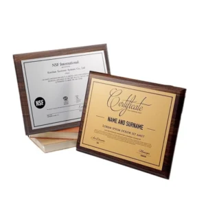 Customized Authorized Certificate Glass Crystal Frame Diploma Souvenir Photos A4 Glass Crystal Frame