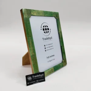 Customized Beautiful MDF Bone Inlay Handmade Glossy Finish Tabletop Photo Frame India Premium Quality Creative Photo Frame
