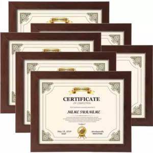 Customized Certificate Picture Frame Photo Diploma Frame Wall Decorative Painting Art for Celebrate