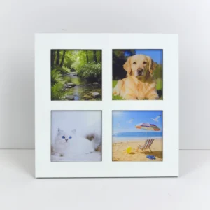 Customized Handmade DIY Logo MDF Wooden Photo Frame 4 Acrylic Inserts Sublimation Blank Panel Waterproof Eco Friendly Home