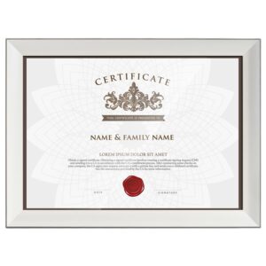 Customized High Quality Graduation Diploma Certificate Frame Tassel Container Customized Logo Lightweight PS Material Aibo Ab051