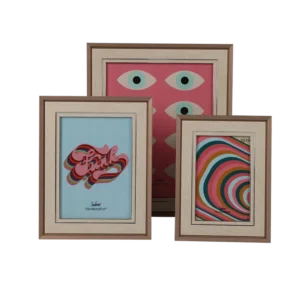 Customized Modern Design 10x15cm 13x18cm 20x25cm Plastic Photo Frame for Desk or Wall