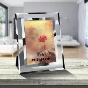 Customized Multi size Handmade Tabletop Display Glass Picture Frame Wedding Photo Frame Table A4 Display Frame