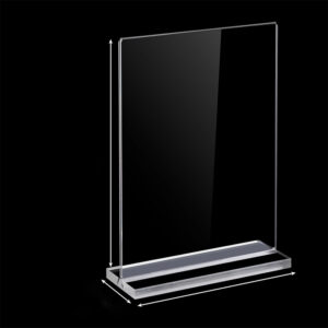 Customized Size 4*6 5*7 8*10 Simple T Shape Double Sided Wedding Number Acrylic PS Photo Frame Ins Style Picture Frame