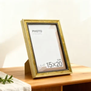 Customized Vintage Gold Decorative PS Plastic Material Wedding Photo Picture Frame
