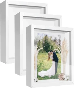 Customized Wood Frame Deep Display Case Picture Frame Box Photo Frames Various Sizes Mdf Deep Shadow Box Displays
