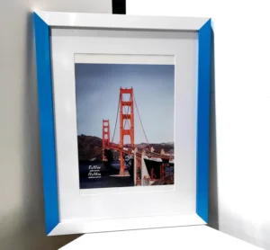 Customized Wooden 11×14 Inch Wall Mounted Photo Frame with 2 Way Hanging Modern Vertical Design Durable MDF Construction