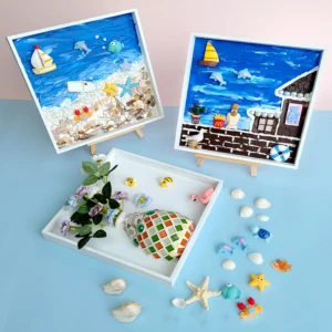 DIY Cream Glue Texture Painting Photo Frame Decorative Gift Mosaic Creative Decorative Painting Handmade DIY Frame Material Kit