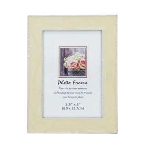 DIY Luxury Silver Zinc Alloy Enamel Photo Frame with Die Cutting Printing 1 Color PFZ6206 Wide Frame for Table