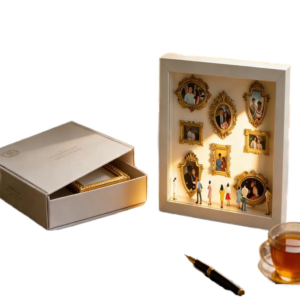 DIY Mini Gold Frames Modern Rectangle Shadow Box Frame Kit with UV Printing Eco Friendly MDF 6 Color Wall Tabletop