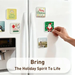 DIY Modern Acrylic Photo Frame Square Shape Customized Blank Photo Insert Clear Fridge Magnet