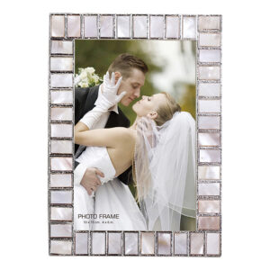 DIY Shell Photo Frame Metal Photo Frame Small Photo Frames Silver