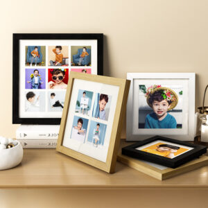 DIY Square Photo Frame Versatile 4 Grid & 9 Grid Display Frame Elegant Stylish Picture Frame for Home Decor Family