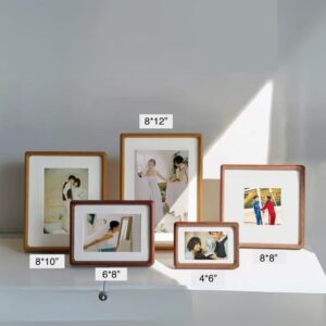 DIY Square Wooden Photo Frame Eco Friendly Lightweight Minimalist Display Handmade PDF Guide Downloadable Step Step Image