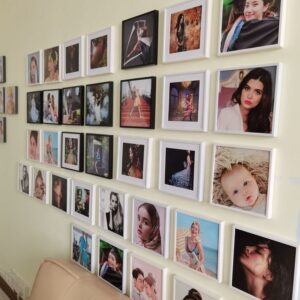 DIY Wall Hanging Plastic Sticky Office Photo Frame