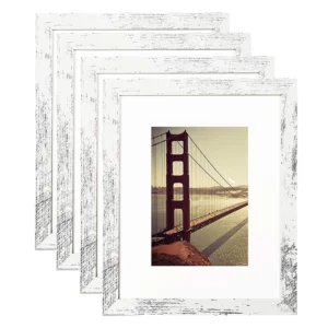 DX Designs 8×10 11×114 Inch A4 Modern Style MDF Wood Photo Frame UV Printed Design Freestanding Wall Mountable for Home Use