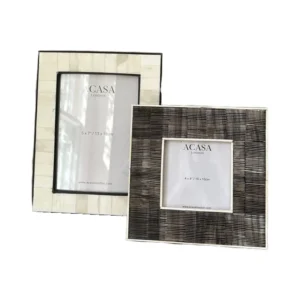 Decorative Bone Inlay Photo Frame with Artistic Handmade Design Perfect Gift for Weddings and Special Events