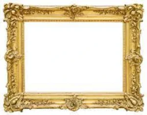 Decorative Handmade Wood Photo Frame in Vintage Rectangle Shape CHMN380 Calvin Handicraft
