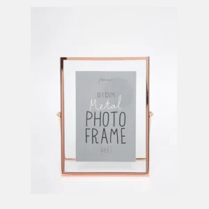 Decorative Metal Photo Frame Designed To Enhance Tabletop And Wall Display With Elegant Metallic Finish