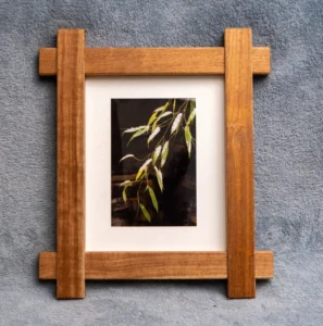 Decorative tabletop wooden photo frame ideal for desks shelves side tables compact sturdy elegant display solution