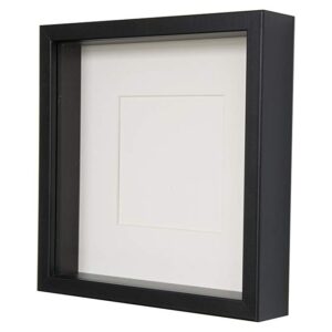 Deep 3D Handmade Shadow Box Photo Frame Black Walnut Wood MDF Plexiglass Modern Eco Friendly Home Decor Art Display Portrait