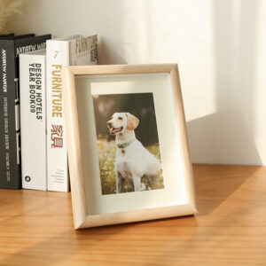 Design 4×6 A4 Creative Classical Hollow 1.5cm DIY Wooden Wedding Photo Frame Tabletop Display Custom MDF Photo Frame
