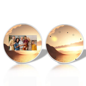 Digital Photo Frame Download Free Mp3 Mp4 Clock Calendar LCD Glass Metal Shell Video Playback 7 Inch Floating Frame