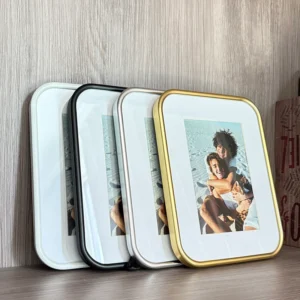 Direct Production Steel Rectangle A4 Photo Frame 5×7 Inch Artistic Creative Tabletop Wall Hanging Stand