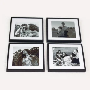 Direct Selling 20*20cm 8*8 Inch Square Size Eco Friendly Wall Decor Photo Frames Collage Wall Art Plastic