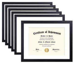 Doremi A4 Pictures Photo Frame University Graduation Award Degree Diploma Certificate Frame