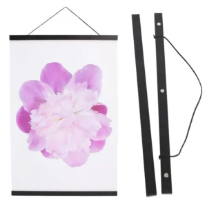 Doremi Classic Wood Magnet Artwork Poster Hanger Frames Light Durable Wood Hanging Kit with Magnetic Poster Type Painting Frame
