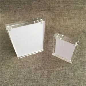 Double Sided Clear Acrylic Magnetic Photo Frame Transparent Picture Frame Block Desktop Acrylic Photo Frame For Gift