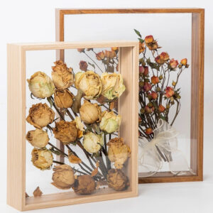 Dried Flower Photo Frame DIY Three dimensional Hollow Preserved Flower Photo Frame Handmade Gift Decoration Ornaments