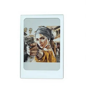 E Paper Frame 3.7 Inch Desktop WiFi E Ink Display Auto Rotation Electronic Photo Frame for Office Decoration
