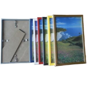 Eco-Friendly Plastic Photo Frame Customizable Colors for Documents and Gifts