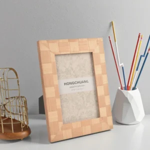 Eco friendly High Quality Wooden Tabletop Photo Frame with Modern Design and UV Printing for Home Decor