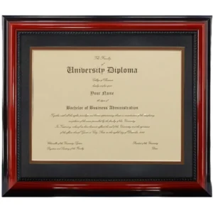 Elegant A4 Cherry Wood Diploma Frames Graduation Certificate Frame