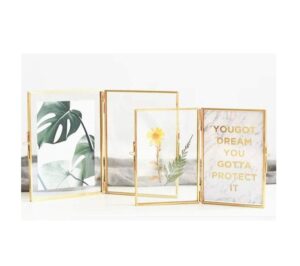 Elegant Clear Glass Photo Frame With Premium Shine Suitable For Wedding Pictures And Professional Portraits