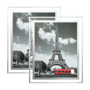 Elegant Multi size Rectangle Room Display Glass Photo Picture Frame Sublimation Glass Transparent Photo Frame Home Decorative